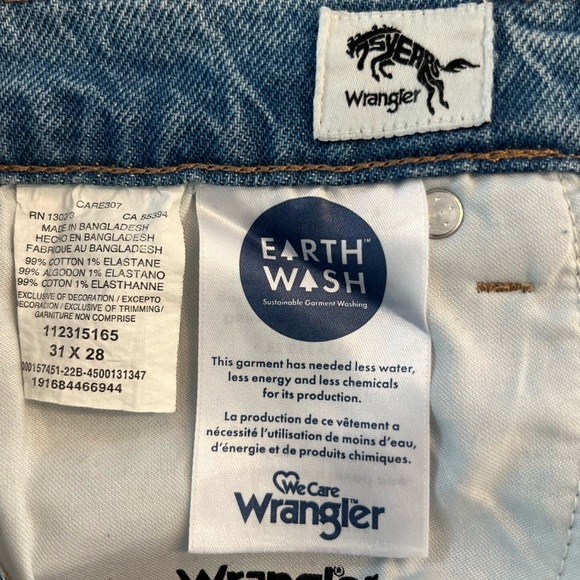 Wrangler 12 31 Wild West high rise straight NWT light vintage rodeo cowgirl - Picture 5 of 7